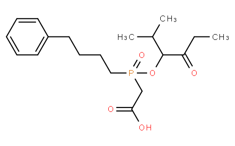 [(2-Methyl-1-propionylpropoxy)(4-phenylbutyl)phosphinoyl]acetic acid