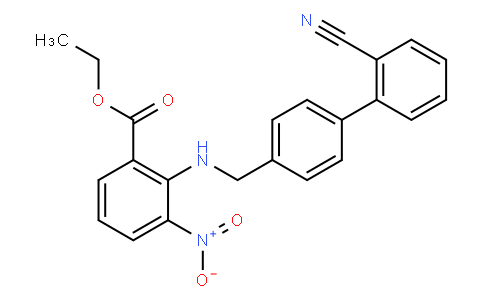 2-[[(2'-Cyano[1,1'-biphenyl]-4-yl)methyl]amino]-3-nitro-benzoic acid ethyl ester