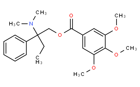 3,4,5-Trimethoxybenzoic acid 2-(dimethylamino)-2-phenylbutyl ester
