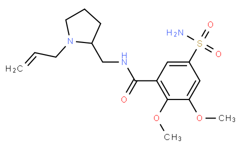 N-(1-Allyl-2-pyrrolidinyl)methyl-2,3-dimethoxy-5-sulfamoylbenzamide