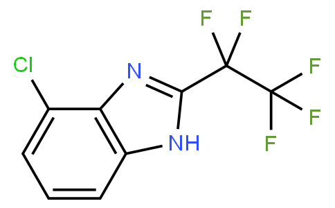 4-chloro-2-(perfluoroethyl)-1H-benzo[d]imidazole