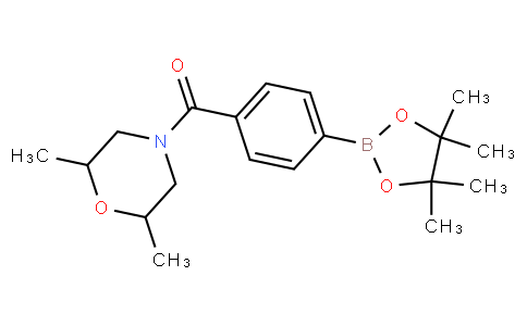 (4-(4,4,5,5-tetramethyl-1,3,2-dioxaborolan-2-yl)phenyl)(2,6-dimethylmorpholino)methanone