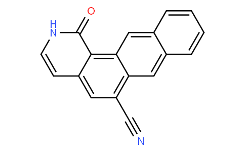 1-oxo-1,2-dihydronaphtho[2,3-h]isoquinoline-6-carbonitrile