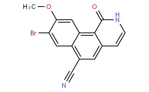 8-bromo-9-methoxy-1-oxo-1,2-dihydrobenzo[h]isoquinoline-6-carbonitrile