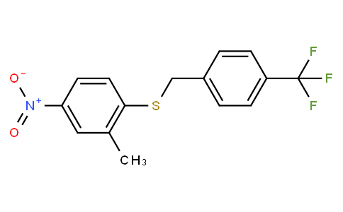 2-(4-TRIFLUOROMETHYLTHIOBENZOXY)-5-NITROTOLUENE