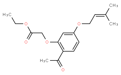 2'-Ethoxycarbonylmethoxy-4'-(3-methyl-2-butenyloxy) acetophenone