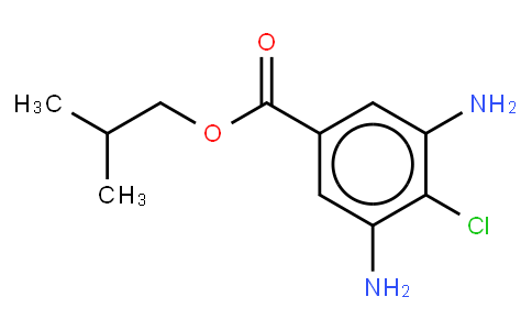 4-氯-3,5-二氨基苯甲酸异丁酯