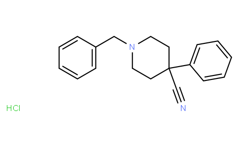 1-Benzyl-4-cyano-4-phenylpiperidine hydrochloride