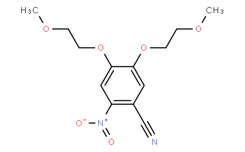 4,5-Bis(2-methoxyethoxy)-2-nitrobenzonitrile