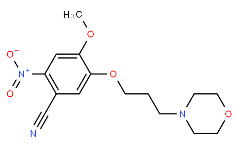 2-Nitro-4-Methoxy-5-(3-Morpholinopropoxy)benzonitrile