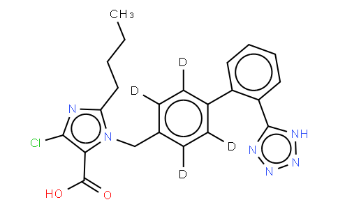 2-BUTYL-4-CHLORO-1-[(2'-(1-H-TETRAZOL-5-YL)[1,1'-BIPHENYL]-4-YL)METHYL]-1-H-IMIDAZOLE-5-CARBOXYLIC ACID