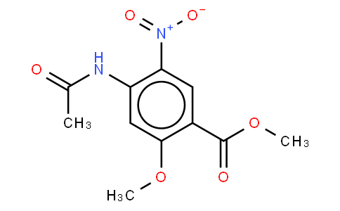 METHYL 4-(ACETYLAMINO)-2-METHOXY-5-NITR&