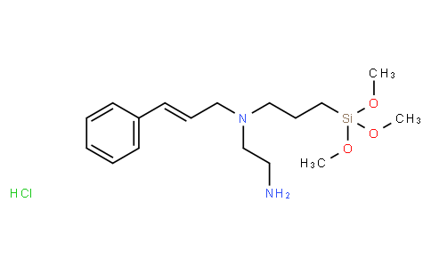 3-(N-Styrylmethyl-2-aminoethylamino)-propyltrimethoxysilane hydrochloride