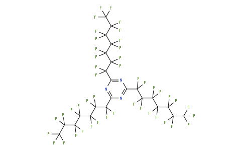 2,4,6-Tris(pentadecafluoroheptyl)-1,3,5-triazine