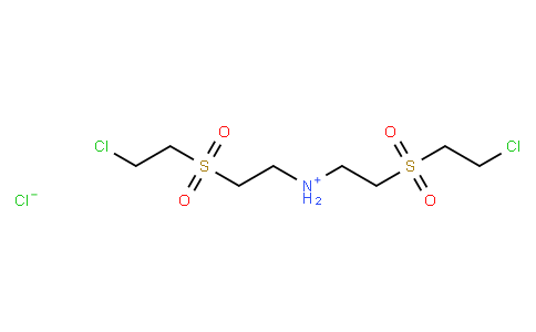 Bis[2-(2-chloroethylsulfonyl)ethyl]azanium chloride