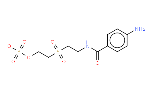 2-[2-(4-Aminobenzamide)ethylsulfonyl]ethanol hydrogen sulfate ester