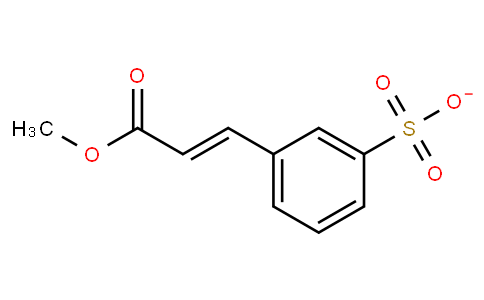 (E)-3-(3-Methoxy-3-oxoprop-1-en-1-yl)benzenesulfonate