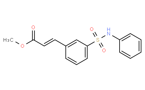 Methyl(E)-3-(3-(N-phenylsulfamoyl)phenyl)acrylate