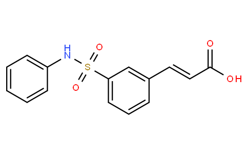 (E)-3-(3-(N-phenylsulfamoyl)phenyl)acrylic acid