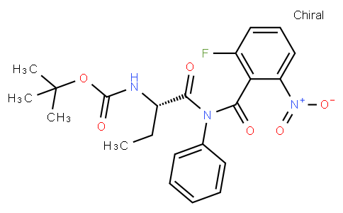Tert-butyl (S)-(1-(2-fluoro-6-nitro-N-phenylbenzamido)-1-oxobutan-2-yl)carbamate