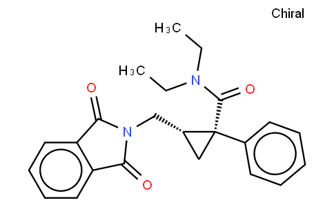 2-[(1,3-Dihydro-1,3-dioxo-2H-isoindol-2-yl)methyl-N,N-diethyl-1-phenylcyclopropanecar boxamide boxamide