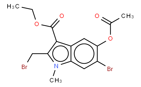 6-溴-5-羟基-1-甲基-2-苯硫甲基吲哚-3-甲酸乙酯