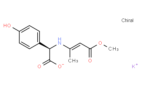 PotassiuM (R)-(4-hydroxyphenyl)((3-Methoxy-1-Methyl-3-oxoprop-1-enyl)aMino)acetate