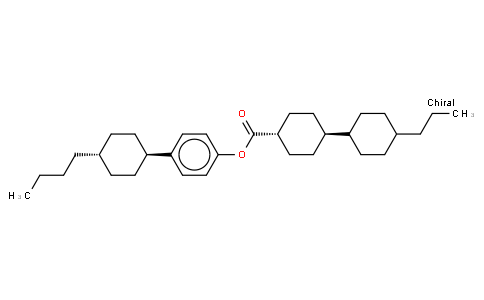 TRANS,TRANS-4-(TRANS-4-BUTYLCYCLOHEXYL)-PHENYL 4''-PROPYLBICYCLOHEXYL-4-CARBOXYLATE