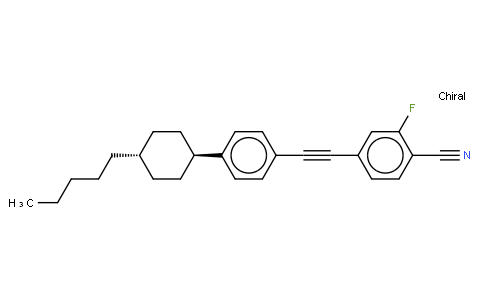 4-(反式-4-戊基环己基苯乙炔)-2-氟苯腈