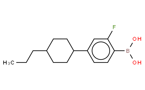2-Fluoro-4-(trans-propylcyclohexyl)phenyl boronic acid