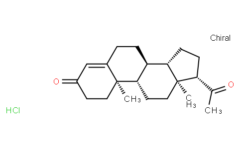 Pregn-4-ene-3,20-dione hydrochloride