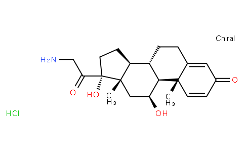 21-Amino-11,17-dihydroxy-(11b)-pregna-1,4-diene-3,20-dione hydrochloride
