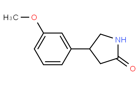 4-(3'-Methoxyphenyl)-2-pyrrolidinone