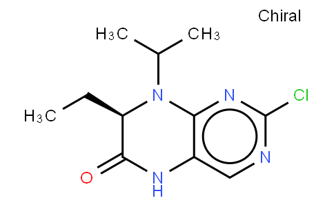 (7R)-2-氯-7-乙基-7,8-二氢-8-(1-甲基乙基)-6(5H)-蝶啶酮