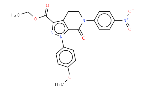 4,5,6,7-Tetrahydro-1-(4-methoxyphenyl)-6-(4-nitrophenyl)-7-oxo-1H-pyrazolo[3,4-c]pyridine-3-