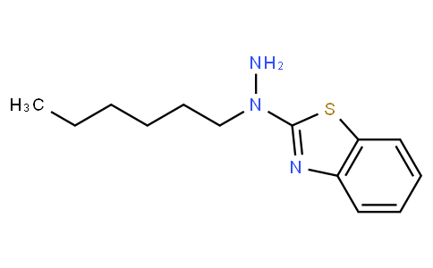 2-(1-Hexylhydrazinyl)benzothiazole