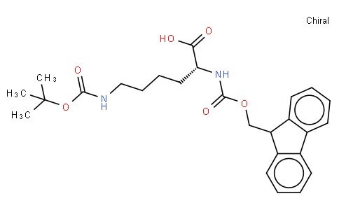 Nε-(叔丁氧羰基)-Nα-[(9H-芴-9-基甲氧基)羰基]-D-赖氨酸