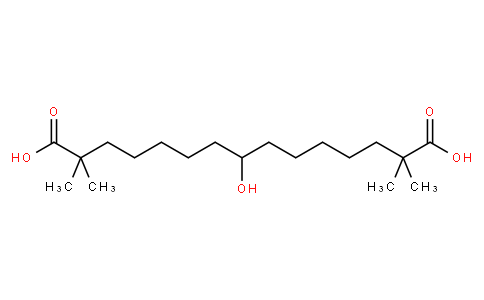 8-Hydroxy-2,2,14,14-tetramethylpentadecanedioic acid