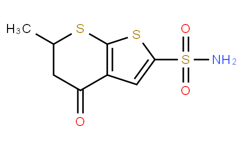 6-methyl-4-oxo-5,6-dihydrothieno[2,3-b]thiopyran-2-sulfonamide