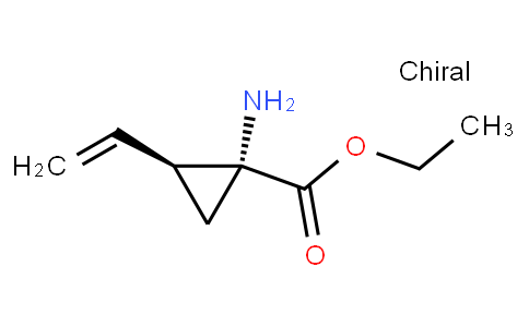 Cyclopropanecarboxylic acid, 1-amino-2-ethenyl-, ethyl ester, (1r,2s)-