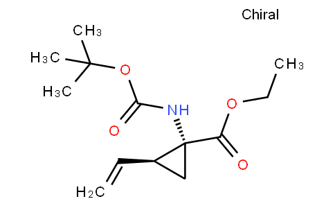 Ethyl (1R,2S)-1-[(tert-butoxycarbonyl)aMino]-2-ethenylcyclopropanecarboxylate