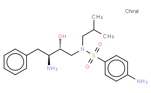 4-Amino-n-((2r,3s)-3-amino-2-hydroxy-4-phenylbutyl)-n-isobutylbenzenesulfonamide