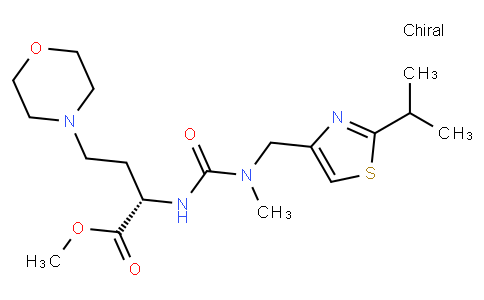 (alphaS)-alpha-[[[Methyl[[2-(1-Methylethyl)-4-thiazolyl]Methyl]aMino]carbonyl]aMino]-4-Morpholinebutanoic acid Methyl ester