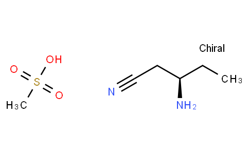 (R)-3-Aminopentanenitrile Methanesulfonic Acid Salt
