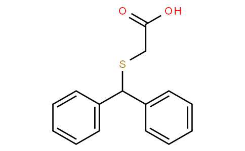 2-[diphenyl methyl-thio]-acetic acid