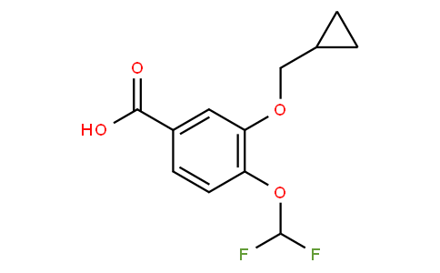 3-Cyclopropylmethoxy-4-difluoromethoxy-benzoic acid