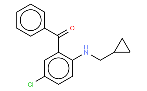 2-Cyclopropylmethylamino-5-chlorbenzophenone