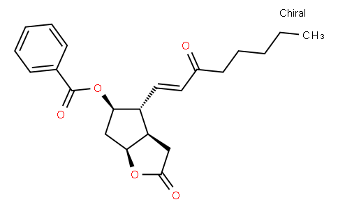 (3aR,4R,5R,6aS)-5-(Benzoyloxy)hexahydro-4-(3-oxo-1-octen-1-yl)-2H-cyclopenta[b]furan-2-one