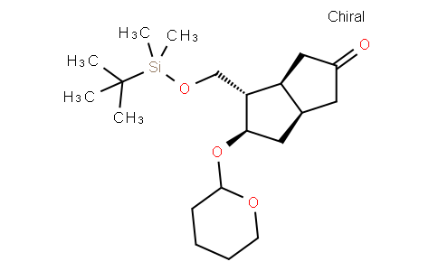 [3aS-(3aa,4a,5b,6aa)]-4-[[[(tert-Butyl)dimethylsilyl]oxy]methyl]-5-[(tetrahydro-2H-pyran-2-yl)oxy]hexahydro-2(1H)-pentalenone