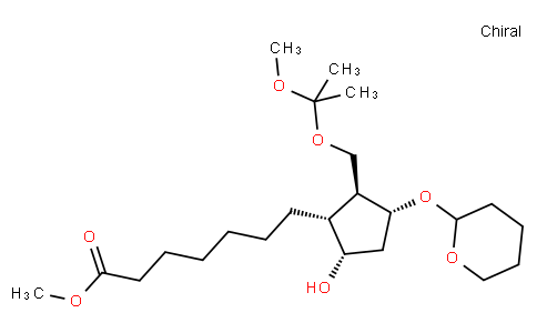 [1R-(1a,2b,3a,5a)]-5-Hydroxy-2-[(1-methoxy-1-methylethoxy)methyl]-3-[(tetrahydro-2H-pyran-2-yl)oxy]cyclopentaneheptanoic acid methyl ester